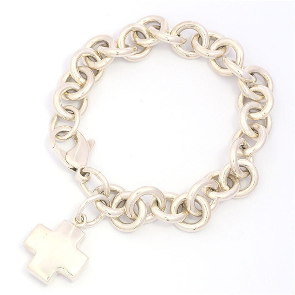 Tiffany Roman Cross Bracelet Silver